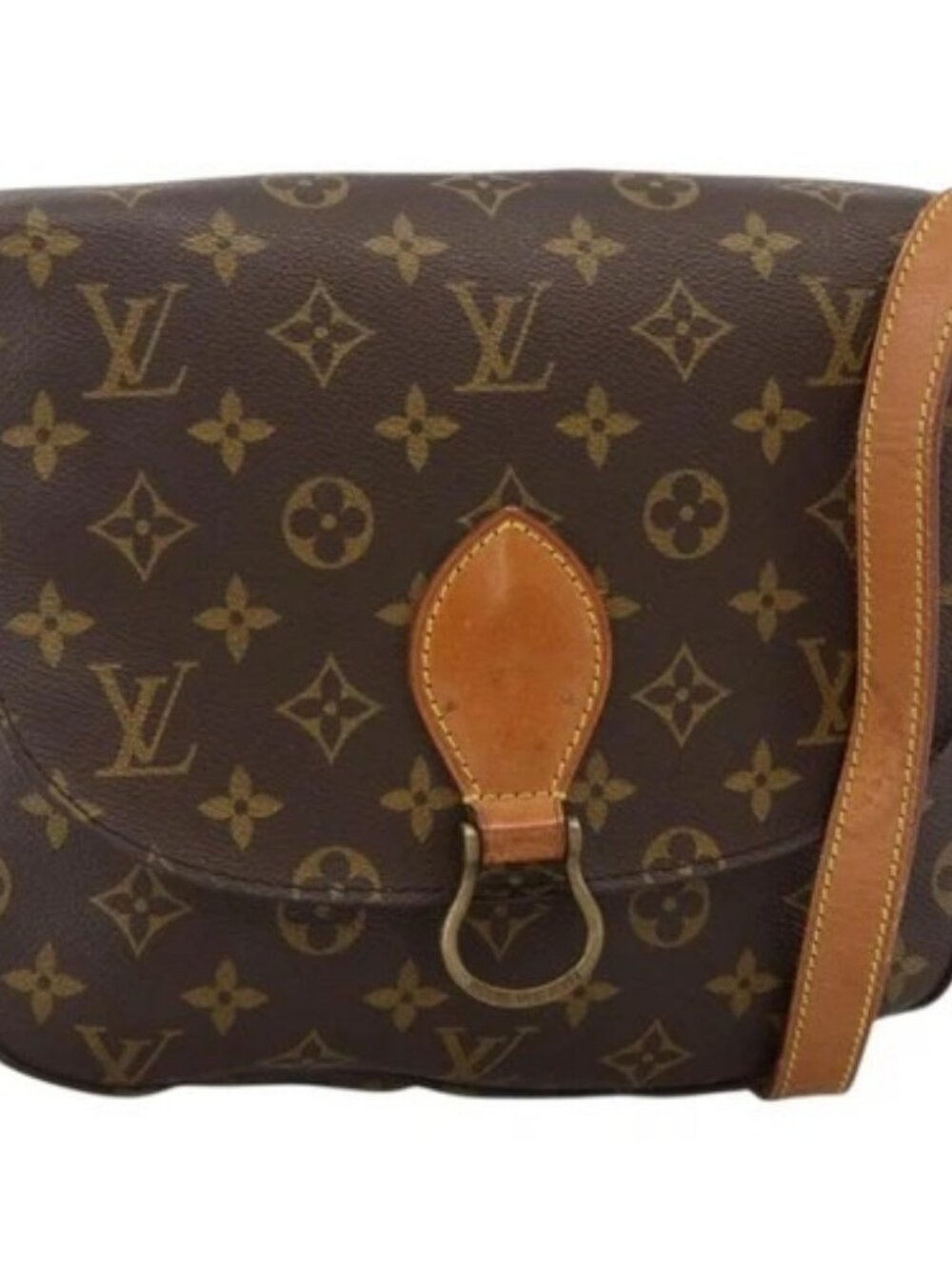 LOUIS VUITTON Monogram Saint Cloud GM Shoulder Bag M51242 LV Auth INZ029